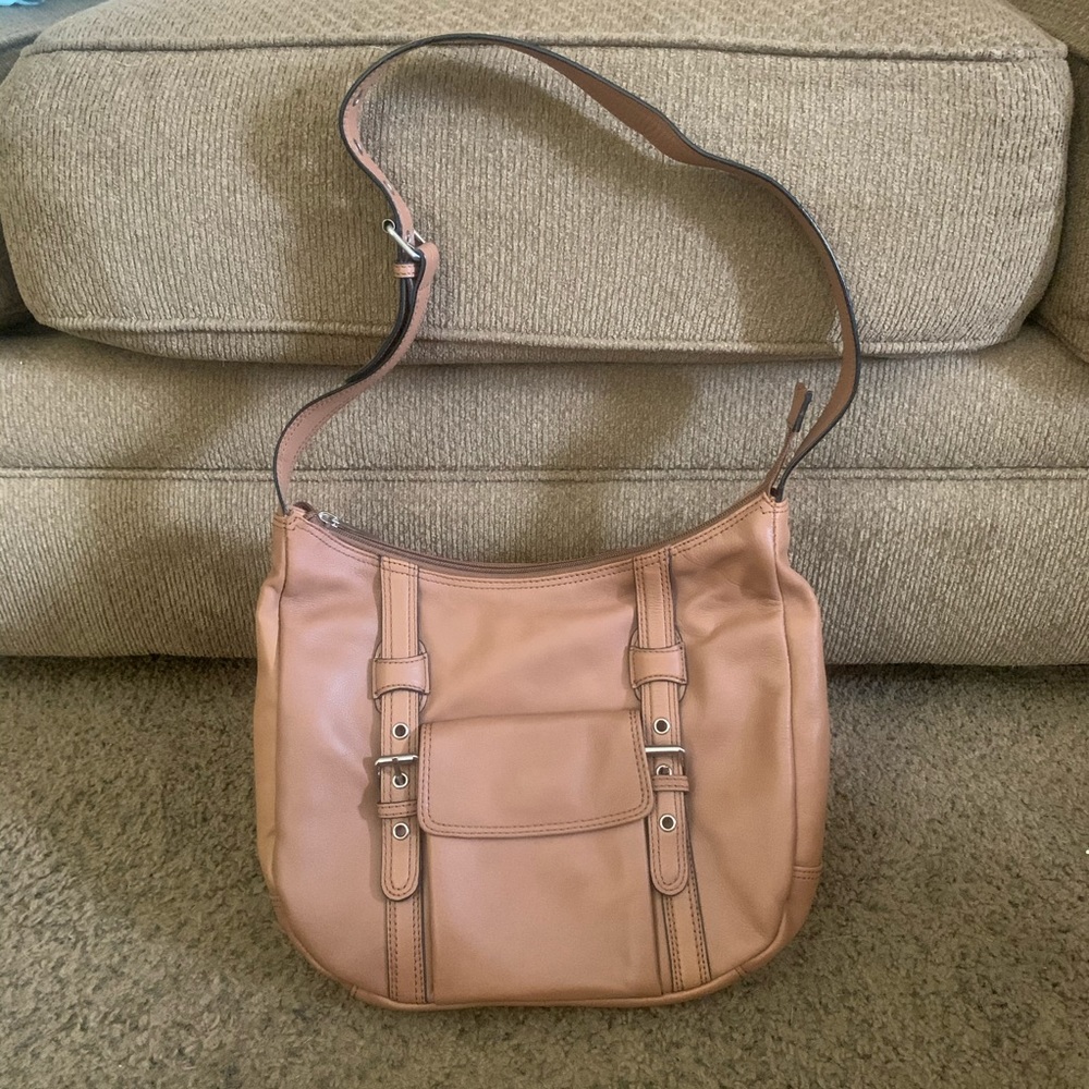 Stone Mountain shoulder bag with buckles